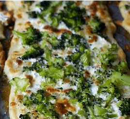 Grilled Pizza with Roasted Broccoli Grilled Pizza with Roasted Broccoli