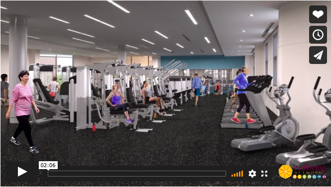 Video screenshot of the Peggy & Philip B. Crosby Wellness Center